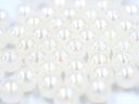 オーロラ パールビーズ ホワイト 10個セット 丸 白 10mm 12mm 14mm 軽い 軽量 穴開き ラウンド 樹脂 アクリルビーズ アクセサリー レジン ...