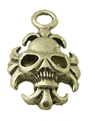 チャーム（AUシルーズ）スカウト・スカル　シルバー