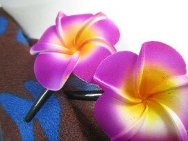 ヘアアクセサリー クリップ プルメリア ヘアアクセサリー バレッタ プルメリア−大14 ハワイアン ヘアーアクセサリー ハワイアン ヘアアクセサリー フラダンス 花 プルメリア