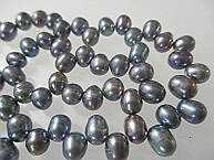 淡水パール パーツ OV 横穴 カラフルシルバー5x6 淡水パール ビーズ ／ 淡水パールアクセサリー 淡水パール ブレスレット パール ピアス　 パール ジュエリー アクセサリー パール ネックレス パール ブレスレット制作用