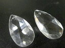CZ アクセサリーパーツ 特大しずく−24 CZ ペンダントトップ (クリスタル) 煌めきのネックレス 姫 ネックレス 勝つ ネックレス 用 CZ ...