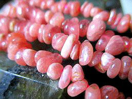 天然石 さざれ インカローズ さざれ 天然石 さざれ 丸みショート　連1／インカローズ 原石 天然石 原石 さざれ石 穴あり 天然石 原石 クラスター インカローズ