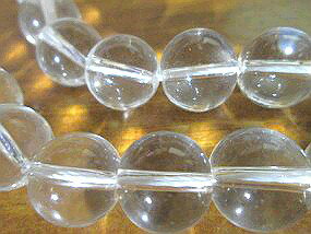 水晶10mm玉 (2個) 天然石アクセサリー 天然石ピアス 天然石ネックレス 天然石ブレ...