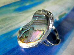 ハワイアンリング シェルリング 貝リング−23 ハワイアンジュエリー ハワイアン指輪 ジュエリーアクセサリー