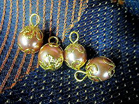 とんぼ玉 ペンダントトップ 丸玉（2個）−2 とんぼ玉 ピアス製作用とんぼ玉丸玉 ガラスビーズ ペンダントトップ アクセサリーパーツ とんぼ玉 ピアス ガラス ピアス制作用