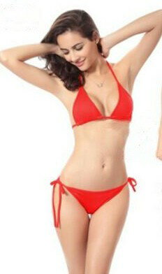 水着 ビキニ レディース【カラーR】 (レッド)水着 レディース ビキニ セクシー 水着 ビキニ 水着 ビキニ セクシー レッド ビキニ上下2点セット リゾート 水着 女性 リゾート水着 見せ 水着のサムネイル