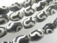 【天珠】チベット天珠 ヒマラヤ天珠 天然石ビーズ(ケ売り)コラム−18 天然石ビーズアクセサリーパーツ チベット天珠 ヒマラヤ文化圏,ネパール文化圏等,ヒマラヤ文化圏のお薦め天然石ビーズ祈願石 守護石