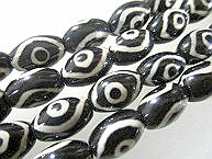 天珠 チベット天珠 ヒマラヤ天珠 天然石ビーズ(6ケ売り)コラム−14 天然石ビーズアクセサリーパーツ チベット天珠 ヒマラヤ文化圏,ネパール文化圏等,ヒマラヤ文化圏のお薦め天然石ビーズ祈願石 守護石