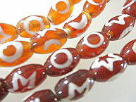 天珠 チベット天珠 ヒマラヤ天珠 天然石ビーズ(6ケ売り)コラム−13 天然石ビーズアクセサリーパーツ チベット天珠 ヒマラヤ文化圏,ネパール文化圏等,ヒマラヤ文化圏のお薦め天然石ビーズ祈願石 守護石