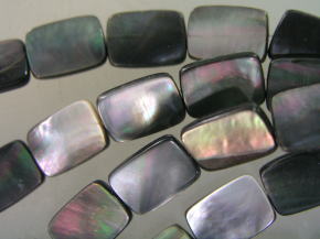 シェルビーズ黒蝶のrectangl...