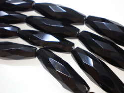 オニキス ネックレス用 Column Long1Ox30(2個) ダイヤモンドカット オニキス ネックレス 制作用 オニキス 天然石 ビーズ オニキス 天然石 パーツ オニキス 天然石 手作りアクセサリー ハンドメイド アクセサリー 天然石 アクセサリー(4)