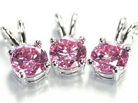 ローズクォーツペンダントトップキュ...