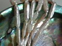 淡水パール　ネックレス仕様　琵琶種　LTアメジ-3パールアクセサリー 淡水パール ネックレス 淡水パール ピアス　製作用淡水パール ビーズ パールビーズアクセサリーパーツ