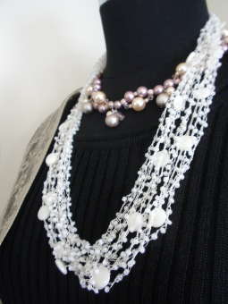 Beads - ロングネックレス　ビーズ　ビーズネックレス−14