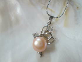 Pearl - 淡水パール ネックレス　ピンク パール−60　ピンク パール ネックレスパール レディーズ ネックレス パール レディーズ ネックレス パール ビーズ パール ビーズ パーツカラー ピンク 6月の誕生石 本真珠 天然真珠 淡水真珠