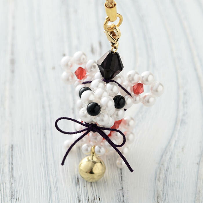 手作りキット ホビックス 大黒ねずみの根付け BK-90 ビーズ キット ビーズキット ハンドメイド 手作り 干支 子 ねずみ 縁起物 お正月 御守りのサムネイル