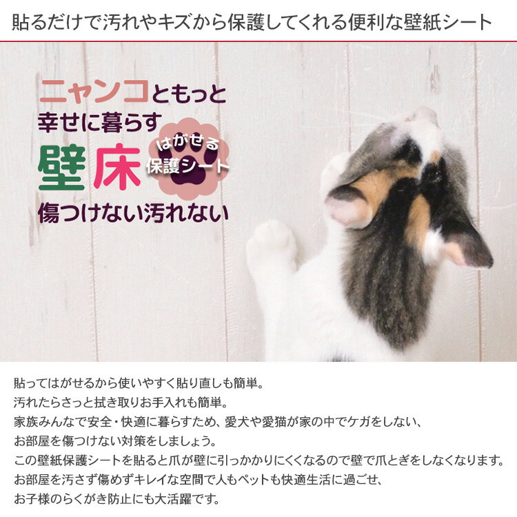 賃貸ok 貼ってはがせる壁紙で保護したい 猫の爪とぎ対策 のおすすめランキング わたしと 暮らし