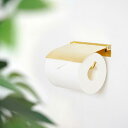 flap ペーパーホルダー ブラス ゴールド HS3043 【ラッピング対応】 真鍮 トイレットペーパーホルダー トイレ用品 ペーパーホルダー カバー 簡単 D...