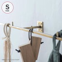 2連フック S アイアン ハンガーフック コート掛け 壁掛けハンガー 壁面収納 壁掛け 簡単 DIY シンプル おしゃれ