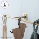 6連フック L アイアン ハンガーフック コート掛け 壁掛けハンガー 壁面収納 壁掛け 簡単 DIY シンプル おしゃれ