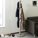 ポールハンガー Umbra アンブラ フラッパー コートラック 【ラッピング対応】 コートハンガー ハンガーラック スリム 省スペース 木製 天然木 洋服掛け ...