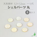 【 シェル パーツ 一つ穴 12x12mm 丸 8個 j4 】天然素材 アクセサリーパーツ ビーズパーツ 黒蝶貝 白蝶貝 茶蝶貝 貝殻 shell 海 ナチュラル natural 自然 ハンドメイド 手作り パーツ アクセサリー ピアス イヤリング ネックレス