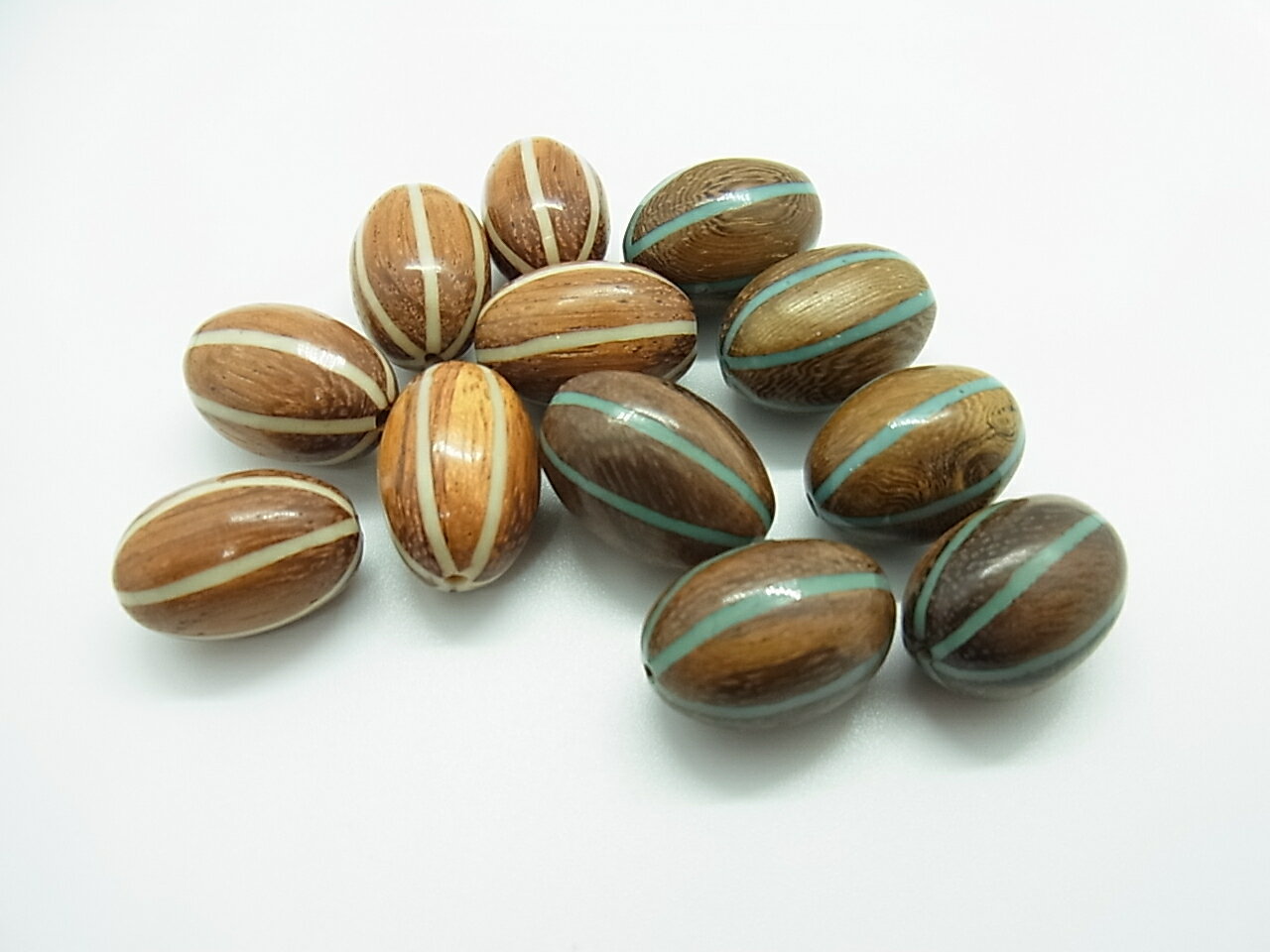 ウッドxポリ　WP-04　ナツメ　16x24mm　(1ヶ）