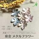 【 座金 メタル フラワー カラー 2ヶ/30ヶ入り BZG-040 j4 】 ビーズキャップ 花キャップ フラワーキャップ 花座 菊座 花 金属 真鍮 メタル メタルパーツ 桜 さくら ハンドメイド 手作り 手芸 工作 大袋 パーツビーズ アクセサリー ピアス イヤリング ネックレス