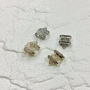 【 帯留め金具 ひし形 スカシ 15x22mm 1ケ j4 】 アクセサリーパーツ 貼り付け 和装 和小物 和雑貨 着物 浴衣 帯 JAPAN 和 メタル 和 ハンドメイド 手作り パーツ アクセサリー ピアス イヤリング ネックレス リング 編み込み フラワー