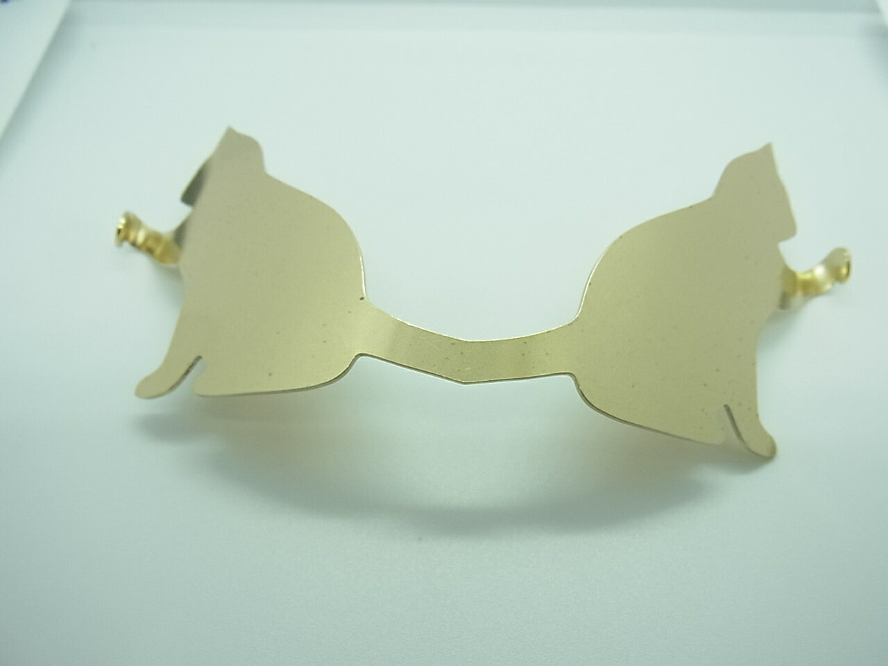 マスク用アクセサリー キャット 真鍮生地