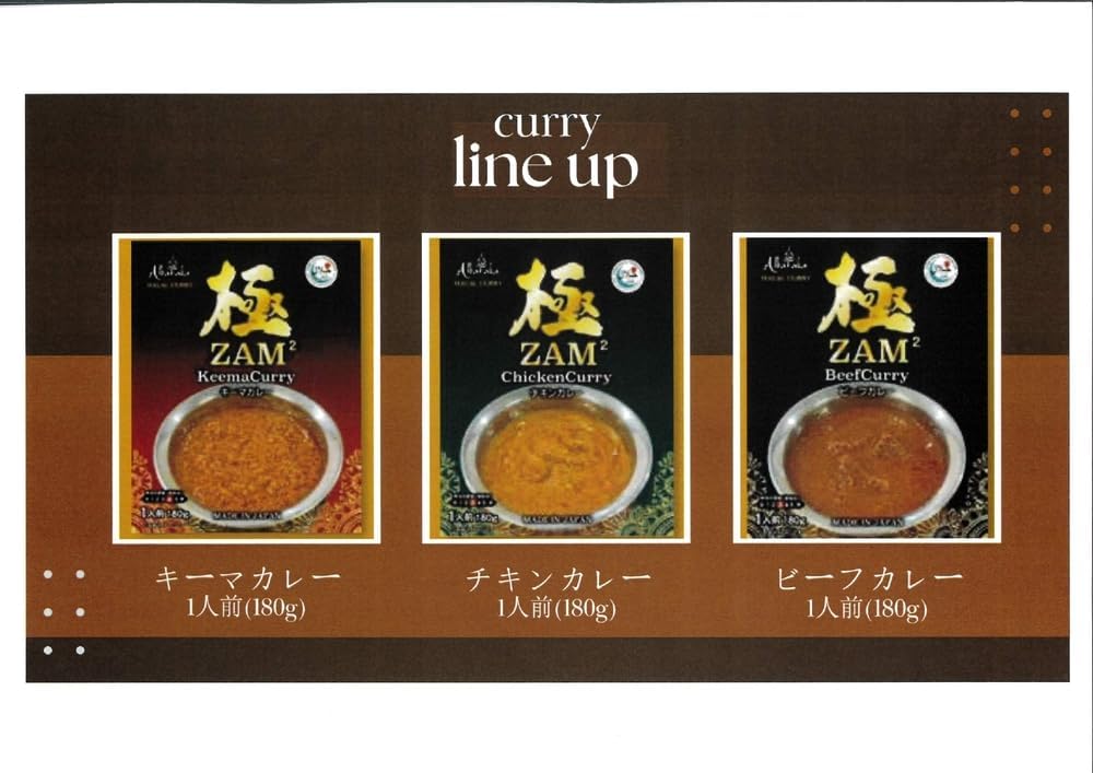 ZAM ZAM 英国風インドカレー 選べる6箱セット(3種×各2個) ハラール認証