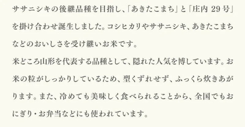 山形県産はえぬき精米5kg×2袋　（合計10kg）　令和7年度産