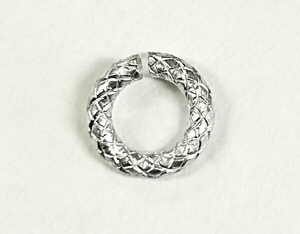 デザインカン 丸カン マットシルバー 線の直径2.5mm 輪のサイズ12mm 1個 アクセサリーパーツ