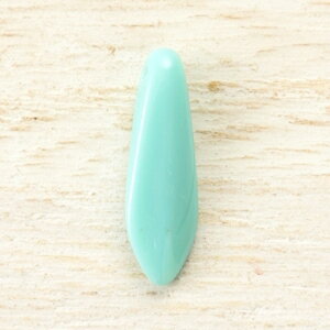 チェコビーズ ダガー ターコイズ　15.5×5mm　10個　アクセサリーパーツ