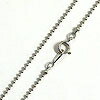 チェーンネックレス　ボールチェーン シルバー　線径1.5mm/18インチ（45cm）　1本　アクセサリーパーツ