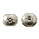 メタルビーズ アンティークシルバー　3.5×4.8mm　20個　アクセサリーパーツ