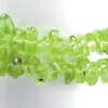 天然石/ペリドット さざれ　3-6mm　80cm/本 連売り　アクセサリーパーツ