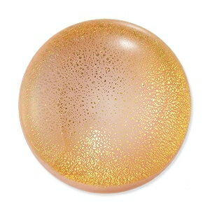 Vaccri社製ヴェネチアン カボッション オレンジ/ゴールド　28mm　1個　アクセサリーパーツ