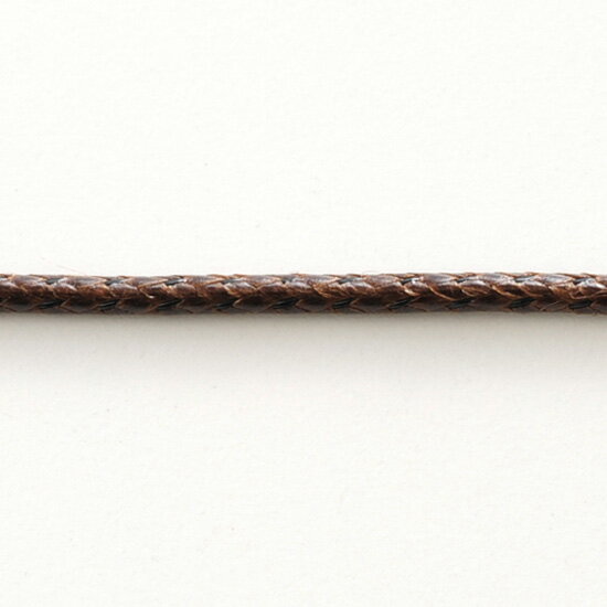 レザーコード(ポリウレタン製)/ブラウン 幅1.5mm 5m/1本 アクセサリーパーツ