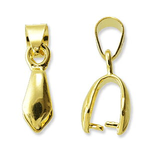 バチカン カン付き ゴールド　14.5×4.5mm　2個　アクセサリーパーツ