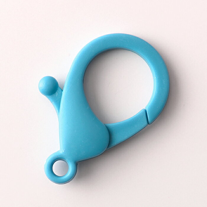 プラスチックカニカン ターコイズ【手芸/DIY/ハンドメイド/ビーズ】【マスクチェーン/マスクチャーム】