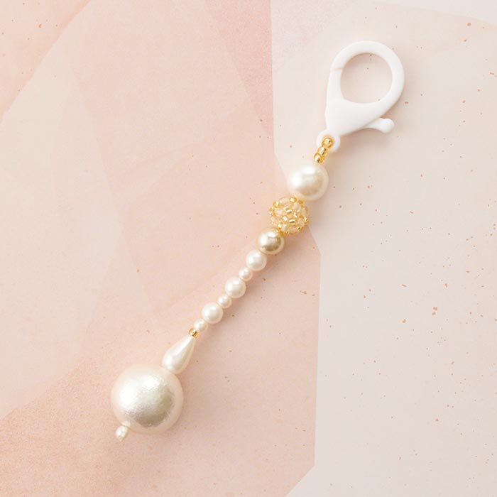 プラスチックカニカン ホワイト【手芸/DIY/ハンドメイド/ビーズ】【マスクチェーン/マスクチャーム】 beadsx-sense-10030462 X-SENSE サンプル画像3