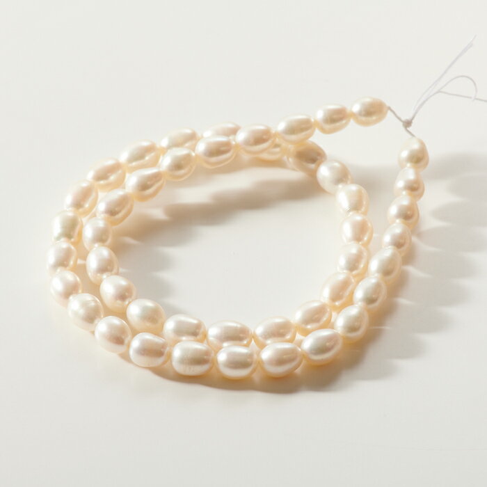 【在庫限り】淡水パール　バロック　ホワイト系【真珠/パール/真珠セット/淡水パールセット】【ビーズ/手芸/手作り/ハンドメイド/アクセサリーパーツ】