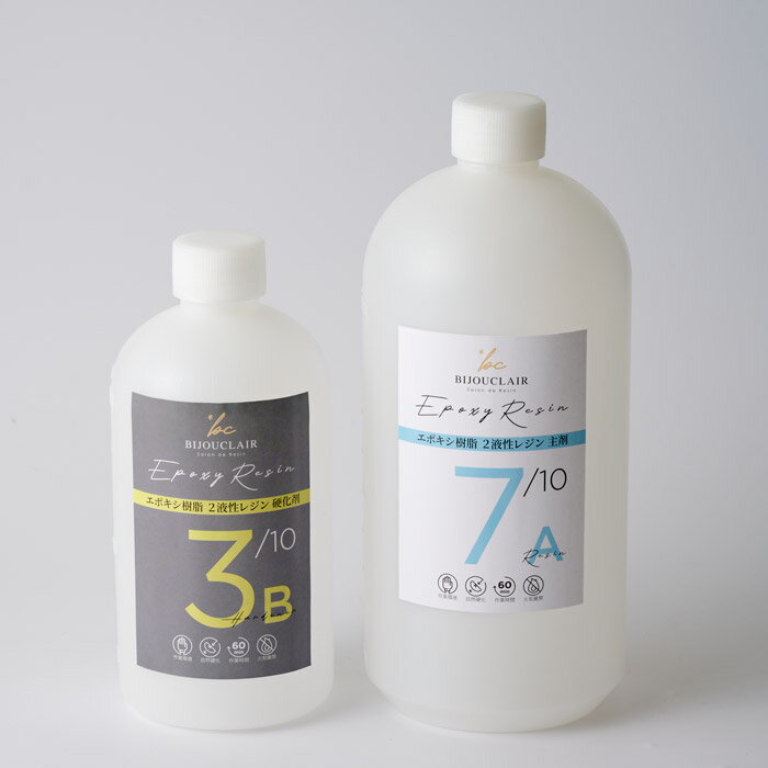 エポキシ樹脂2液性レジン液/単品・スターターセット【2液混ぜると固まるレジン/resin/ハンドメイド雑貨/手芸/手作り】