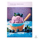ダイヤモンドフィックス スイーツD「ブルーベリーアイス」【キット/kit/sweets/お菓子/アート/ポスター/クラフト/インテリア】