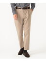 【SALE/60%OFF】ポンチ リラックス 1プリーツ イージースラックス 23AW BEAMS HEART MEN ビームス アウトレット スーツ・フォーマ...