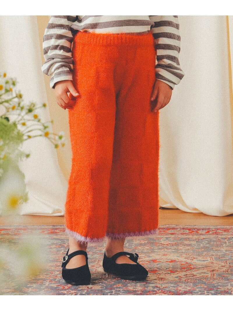 【SALE／60%OFF】LOGAN Knitting Mills * こども ビームス / 別注 モヘア パンツ(90~140cm) こども ビームス ビームス アウトレット パンツ その他のパンツ ベージュ オレンジ【RBA_E】[Rakuten Fashion] beams-outlet-10042994 BEAMS OUTLET サンプル画像3