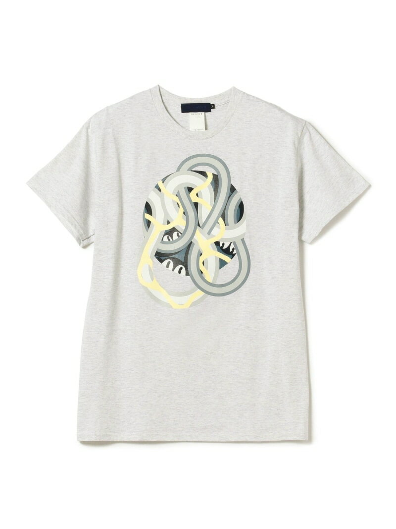 【SALE／40%OFF】KABEKUI * BEAMS T / STILLWATCHING Tシャツ BEAMS T ビームス アウトレット トップス カットソー・Tシャツ グレー【RBA_E】[Rakuten Fashion]