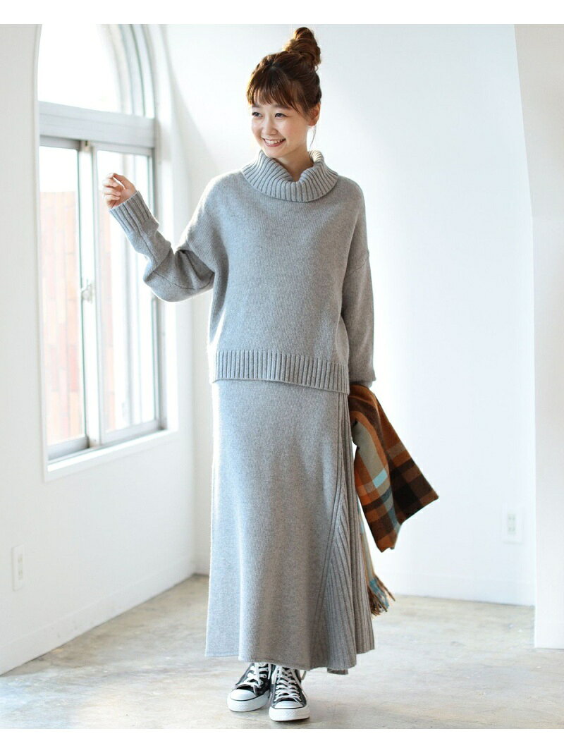 【SALE／50%OFF】B:MING by BEAMS / オフタートル セットアップ 20AW B:MING by BEAMS ビームス アウトレット ワンピース・ドレス ワンピース グレー ブラウン レッド ブルー【RBA_E】【送料無料】[Rakuten Fashion]のサムネイル