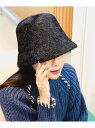 【SALE/40%OFF】シャギーファー バケット ハット BEAMS HEART WOMEN ビームス アウトレット 帽子 ハット ホワイト ブラック【RBA...